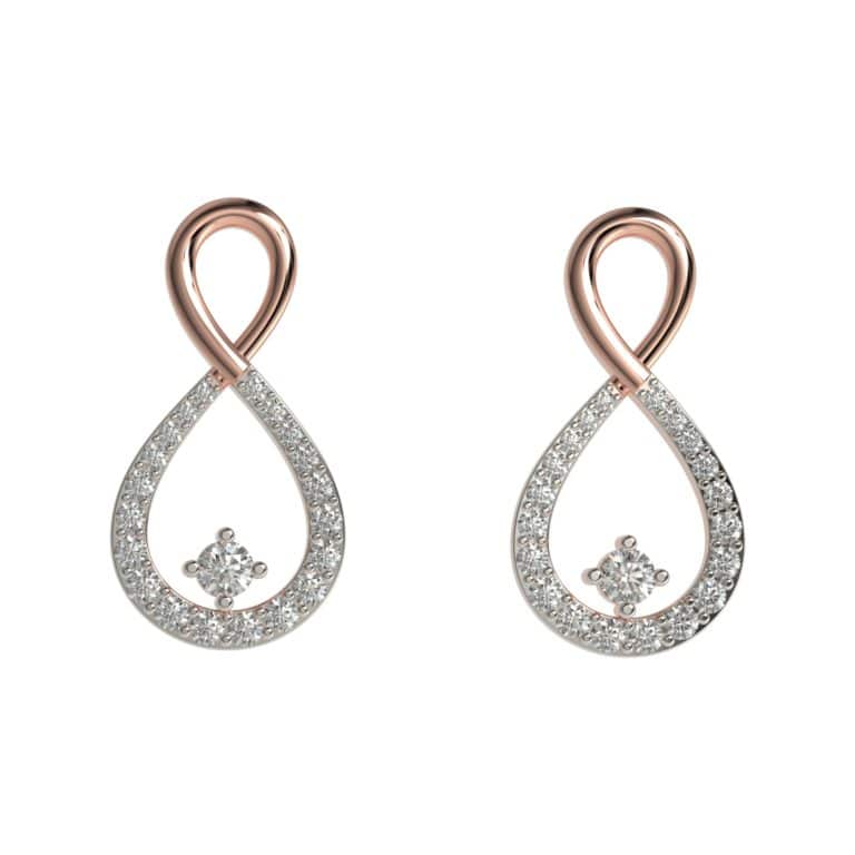 Sparkling Infinity Earrings