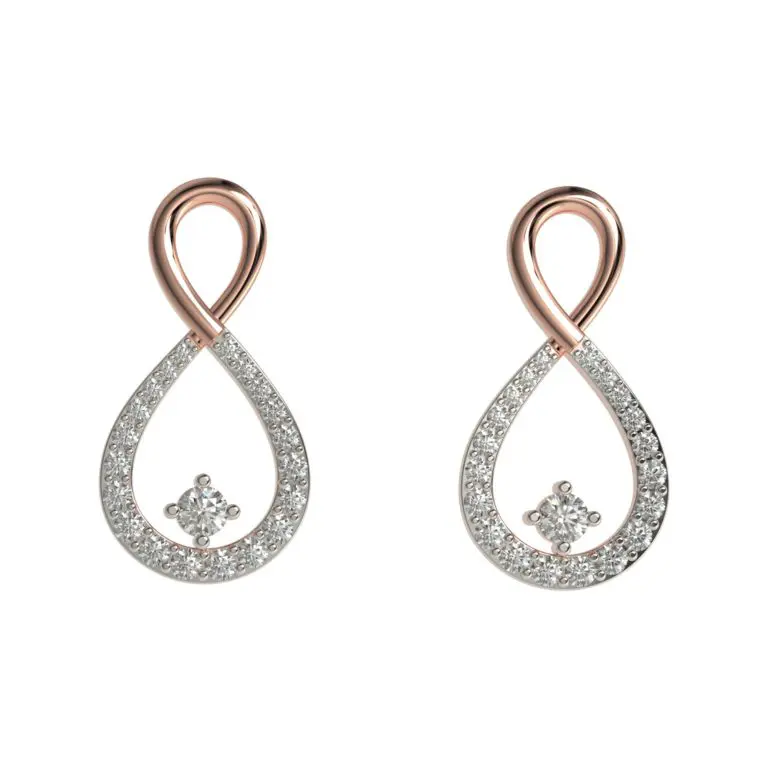 Sparkling Infinity Earrings