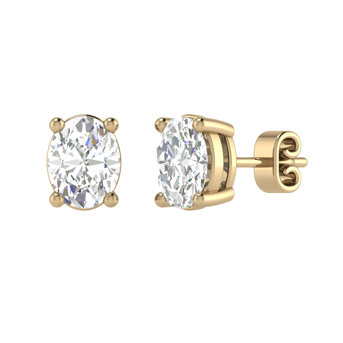 Discover more than 72 diamond earrings oval super hot - esthdonghoadian