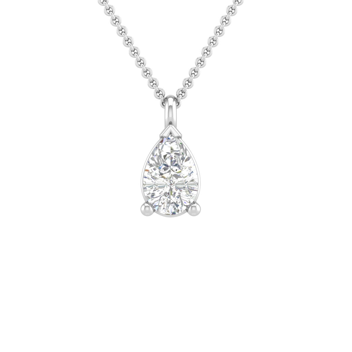 Half Carat Solitaire Diamond Necklace - Etsy | Diamond solitaire necklace,  Single diamond necklace, Solitaire diamond pendant