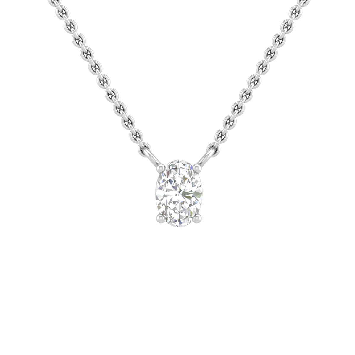 Buy Diamond Solitaire Pendants & Necklaces Online | Luxsso