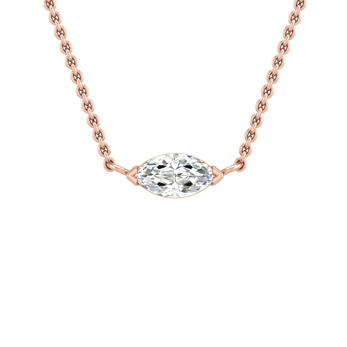 1/2 to 5 Carat Lab Created Round Cut Diamond Solitaire Pendant Necklace 14K  Gold | eBay