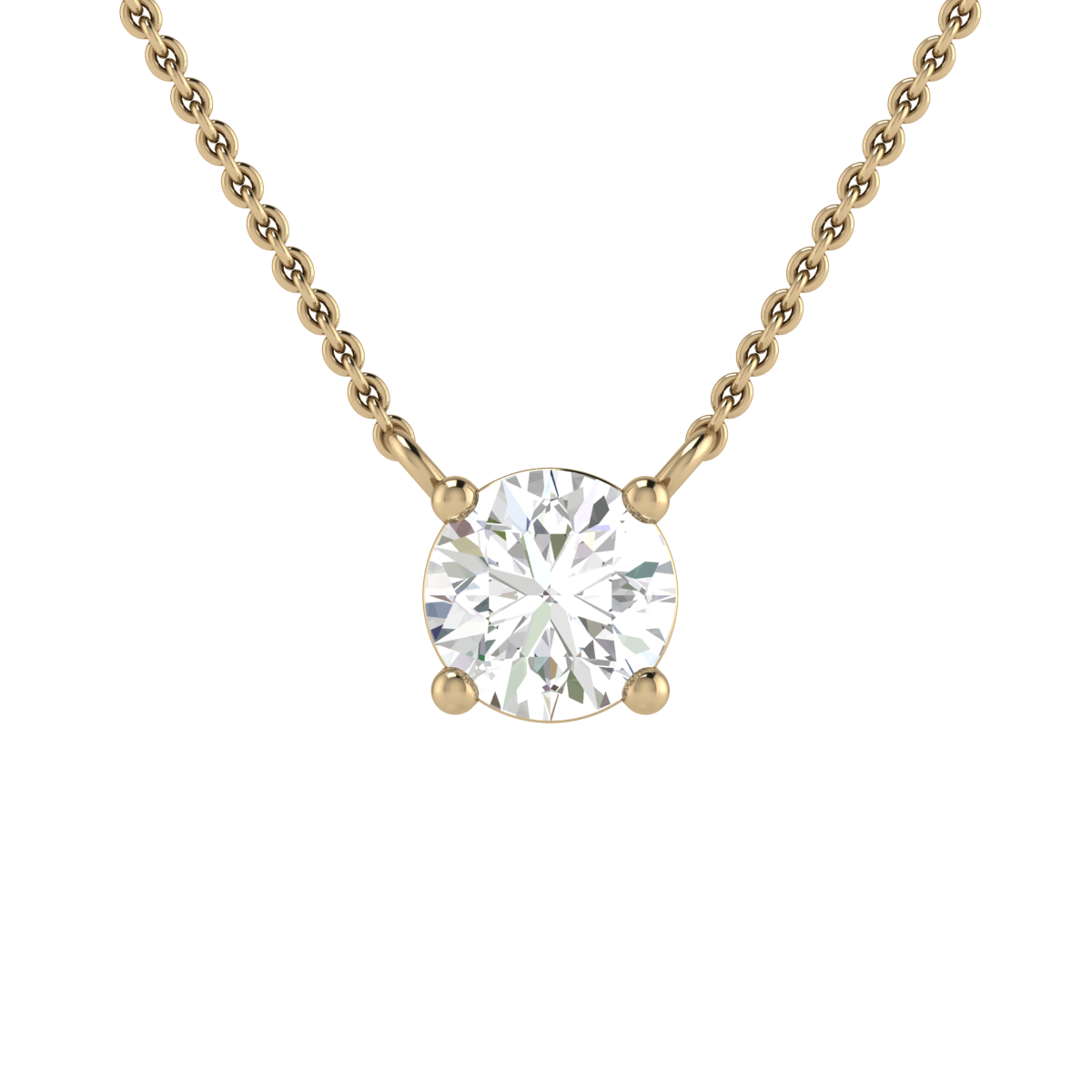 Houston Diamond District 1 Carat Cushion Diamond Solitaire Pendant Necklace  K India | Ubuy