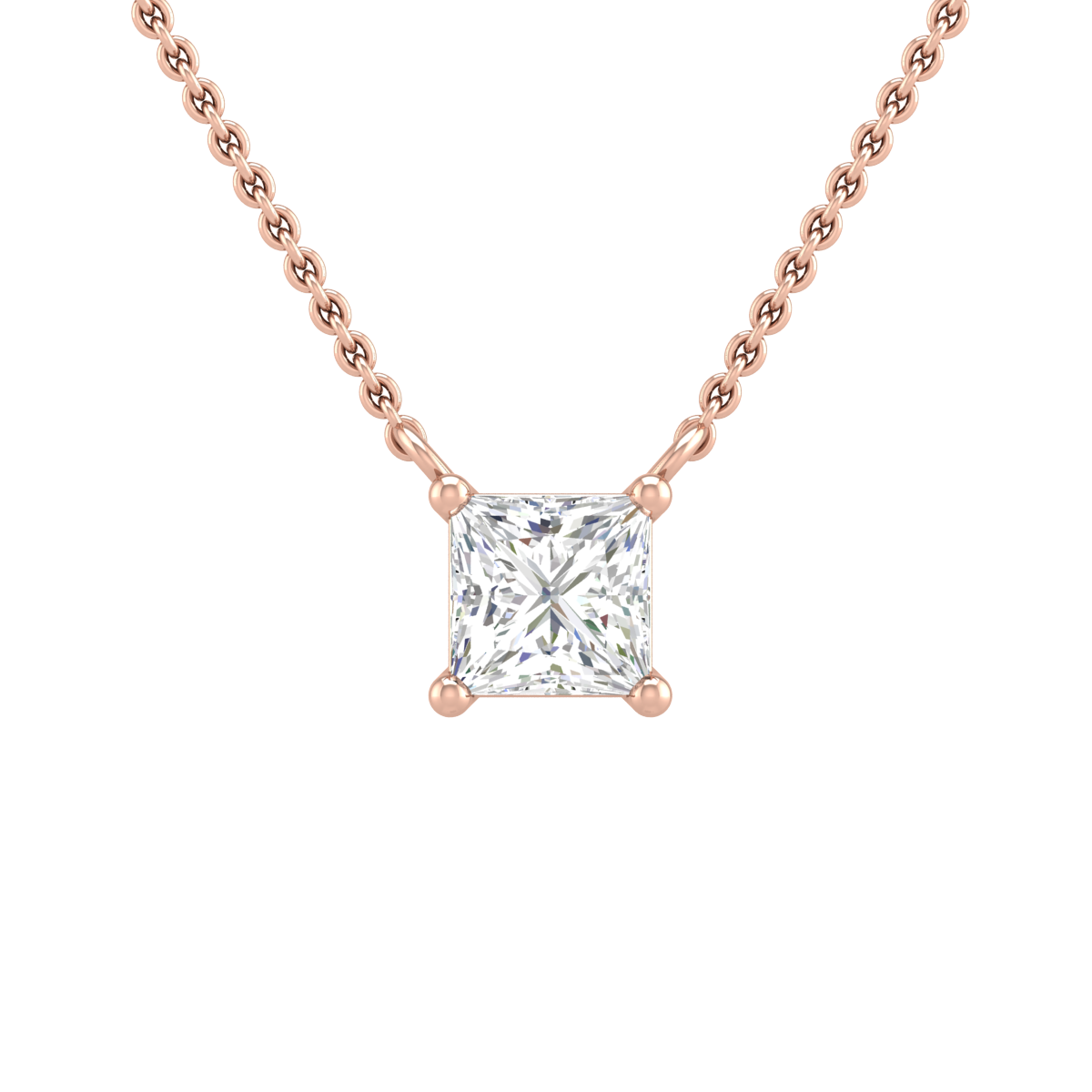 1 ct Princess Necklace - Avtaara Jewelcarnation | Online Jewellery ...