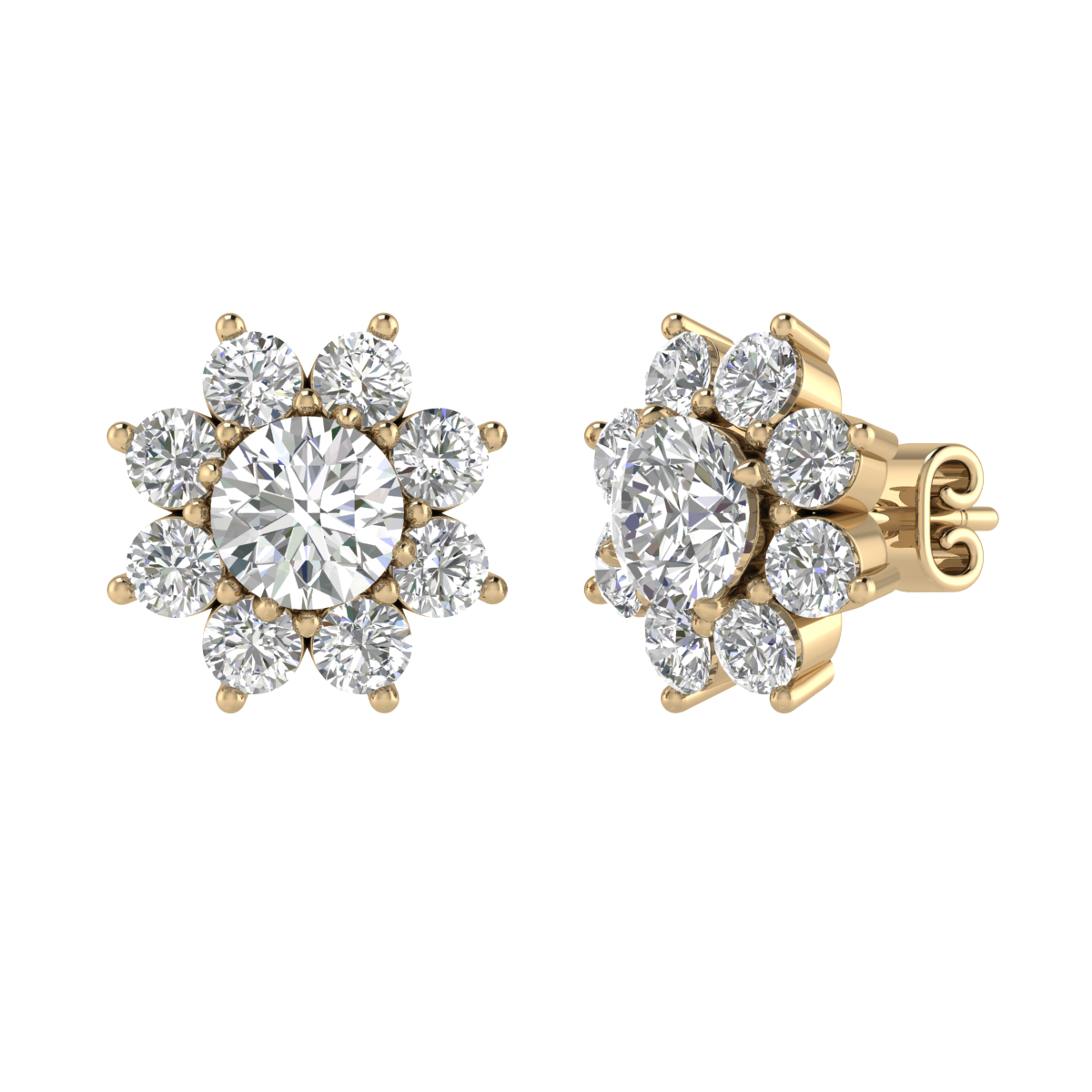 AASHVI DIAMOND STUDS - EFIF Diamonds – EF-IF Diamond Jewellery