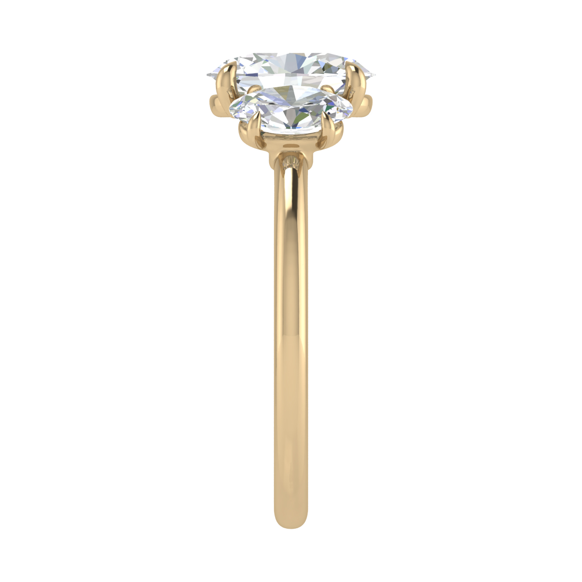 Flame Pear Shape Diamond Engagement Ring, Platinum - Graff